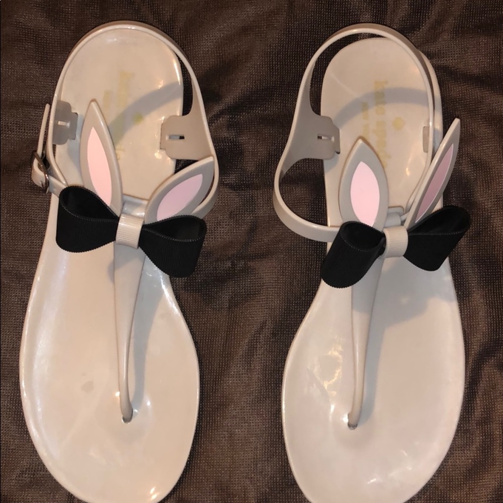 Kate Spade Bunny Sandals- Never Worn